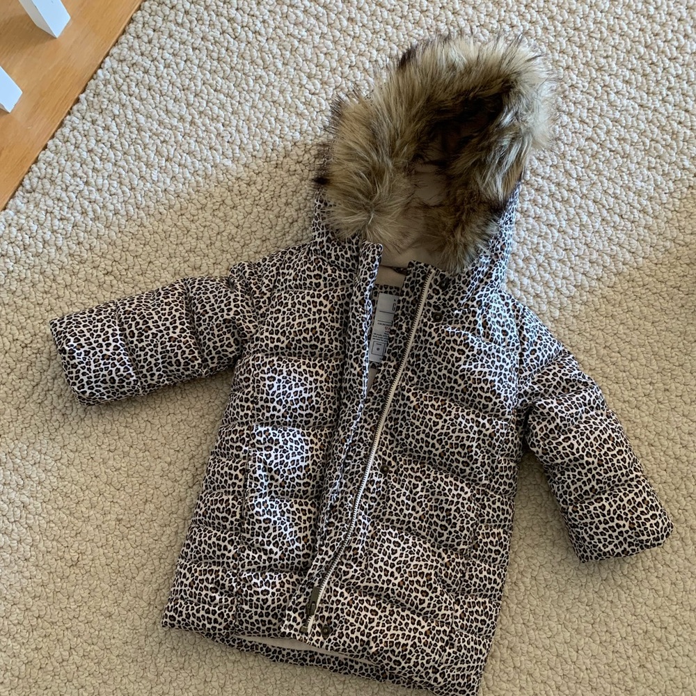 Toddler girls puffer coat 2T